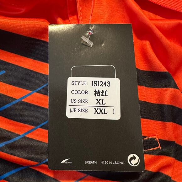 NWT Sport-Dri Neon Orange Bowling Polo Shirt XXL - Picture 6 of 8